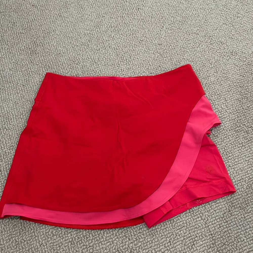 Lululemon asymmetrical layered tennis skirt